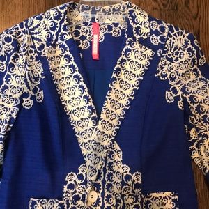 Plenty by Tracy Reece Royal Blazer 4